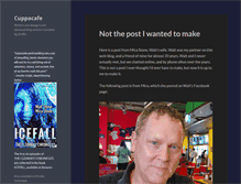 Tablet Screenshot of cuppacafe.com